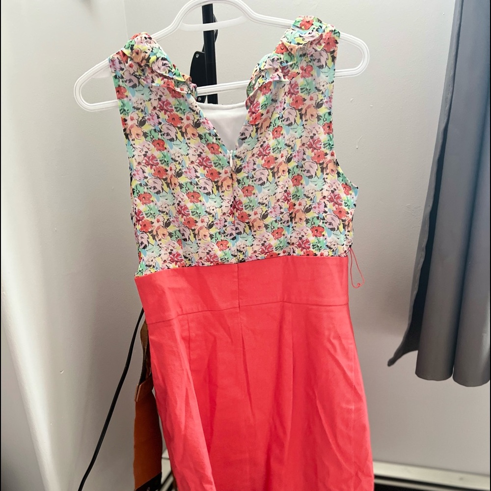 Belted halter dress